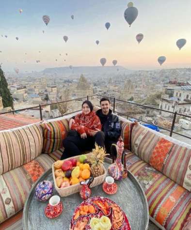 7 Momen Liburan Vebby Palwinta dan Suami di Cappadocia Turki, Impian yang Jadi Nyata