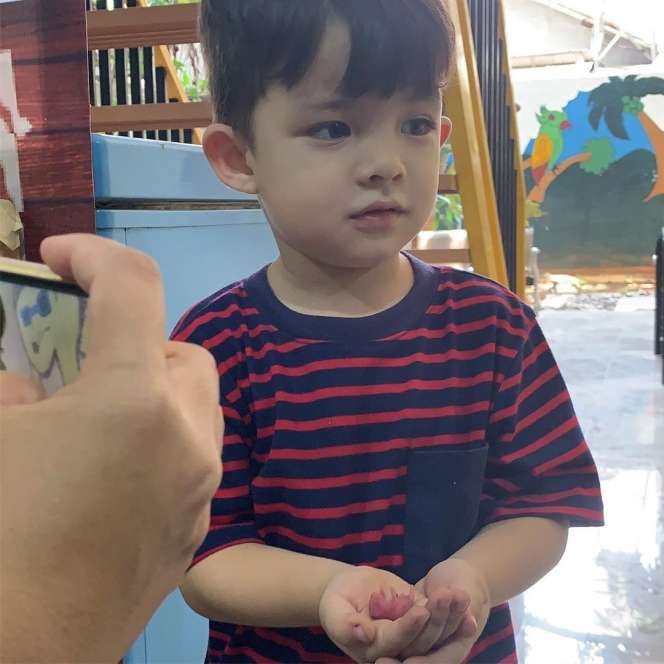 Jarang Tersorot, 10 Potret Arkana Anak Risty Tagor & Stuart Collin, Parasnya Jadi Sorotan!