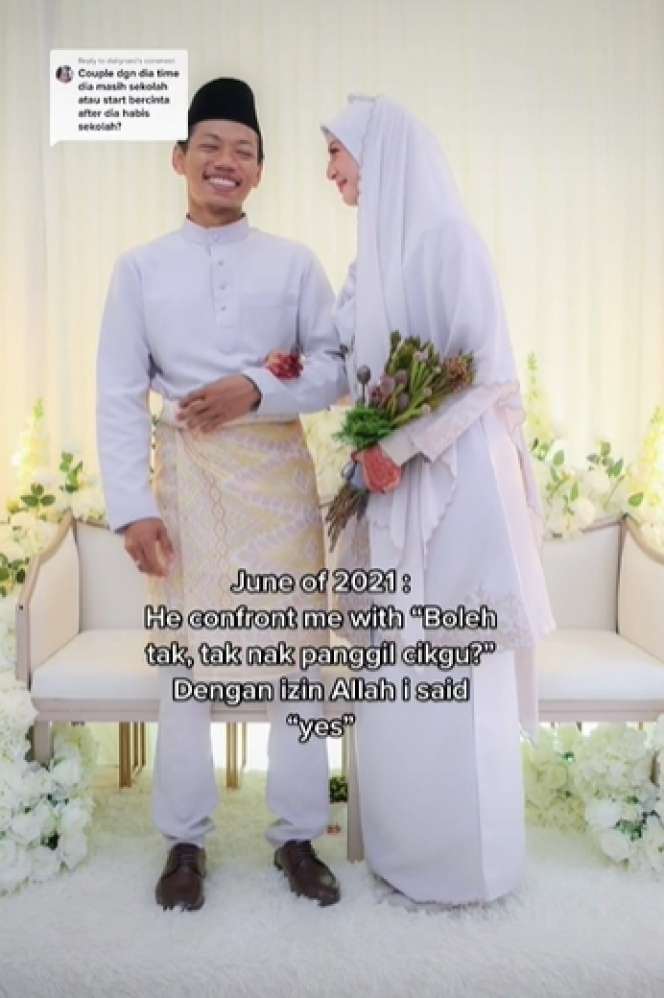 Gegara Reuni, Guru Cantik Nikahi Mantan Muridnya yang Lebih Muda 11 Tahun, Lihat 8 Potretnya!