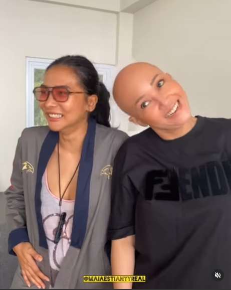 Bikin Syok, 10 Potret Maia Estianty Tampil dengan Kepala Botak, Mirip Irwan Mussry!