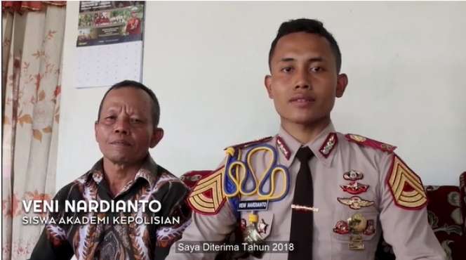 Kisah Veni Nurdianto Gapai Impian Bikin Kagum! Bapaknya Tukang Tahu Keliling, Hidup Serba Kekurangan hingga Lolos Akpol