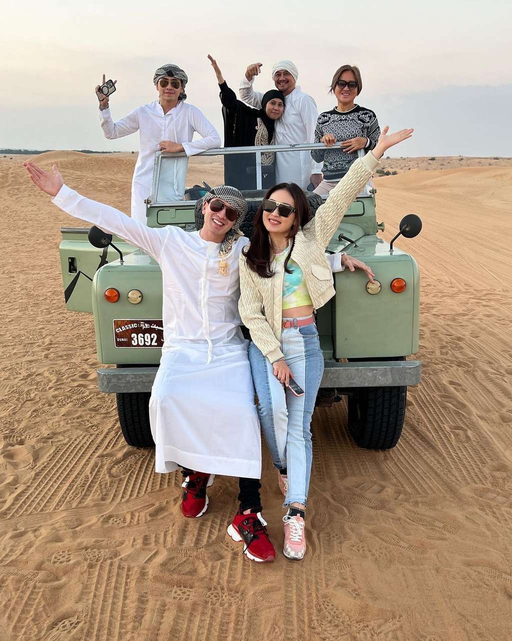 10 Potret Mesra Natasha Wilona & Verrel Bramasta Liburan di Dubai, Makan Steak ‘Sultan’
