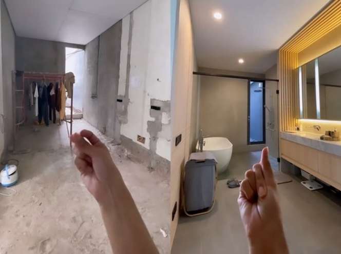 10 Potret Before-After Rumah Baru Poppy Bunga, Desainnya Bikin Takjub!