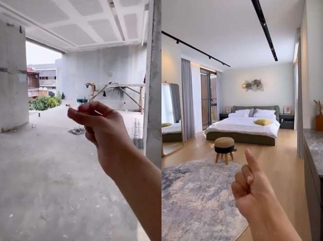 10 Potret Before-After Rumah Baru Poppy Bunga, Desainnya Bikin Takjub!