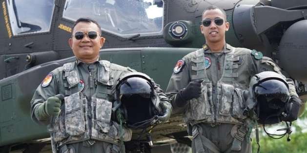 Dudung Abdurachman Catat Sejarah, Jadi Kasad Pertama yang Terbangkan Helikopter Serang Apache