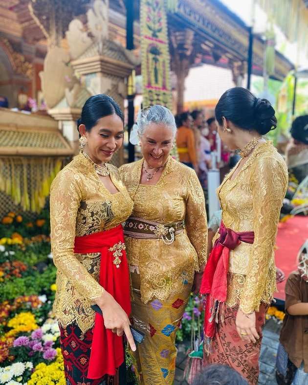 8 Potret Asri Kerthyasa Bule Cantik Mertua Happy Salma yang Kini Tinggal di Bali 