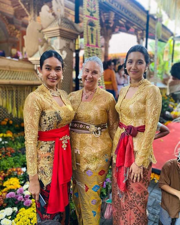 8 Potret Asri Kerthyasa Bule Cantik Mertua Happy Salma yang Kini Tinggal di Bali 