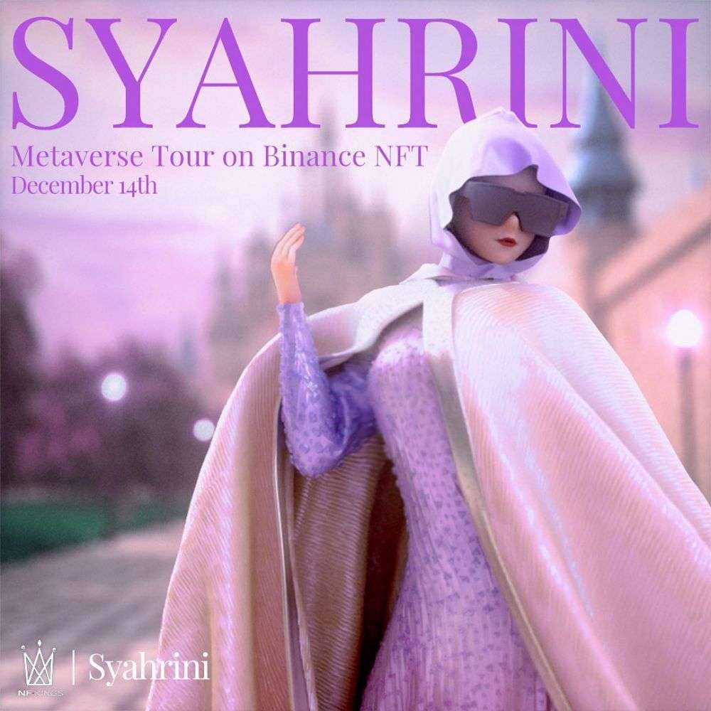 Potret Avatar Syahrini NFT Hijab Pertama di Dunia Ludes Tejual!