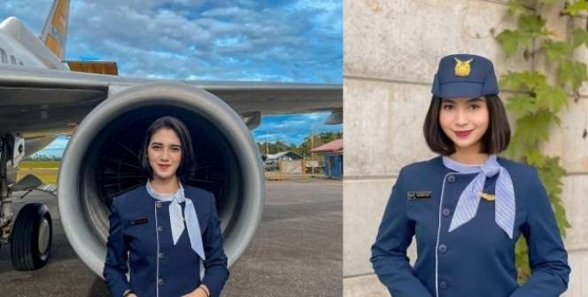 Potret Wanita Angkatan Udara yang Jadi Pramugari Pesawat Presiden, Cantiknya Bukan Main!