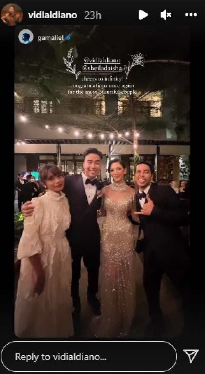 10 Gaya ‘Mewah’ Artis Hadiri Pernikahan Vidi Aldiano, Busana Mikha Tambayong Jadi Sorotan!