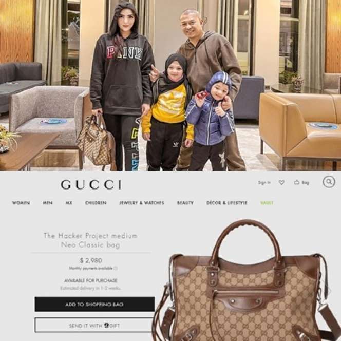 6 Potret Fashion Item Ashanty, Harga Bandonya Jutaan Rupiah