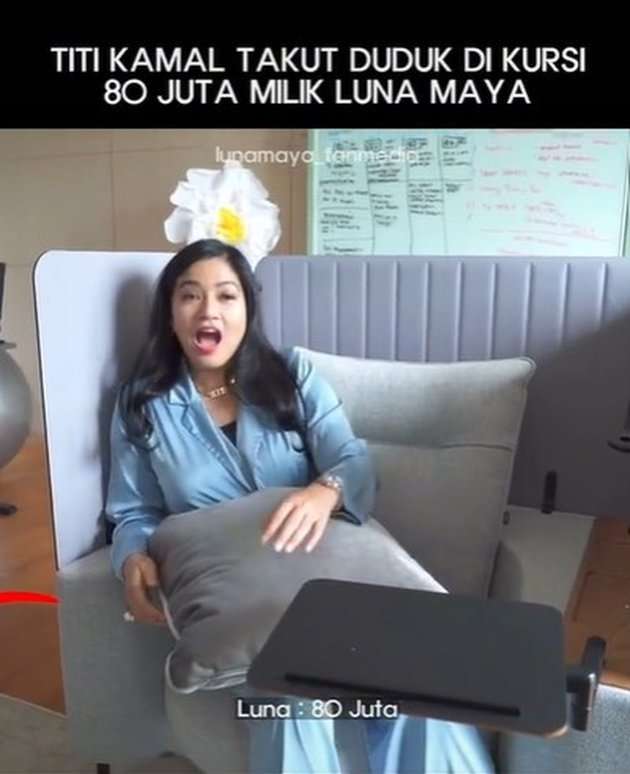 9 Penampakan Kursi Rp80 Juta Luna Maya yang Viral, Bentuknya Malah Bikin Syok!