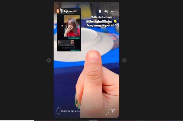 6 Isi Chat Pribadi Fuji dan Thariq Halilintar, Terkuak Ada yang Menyapa Sayang!