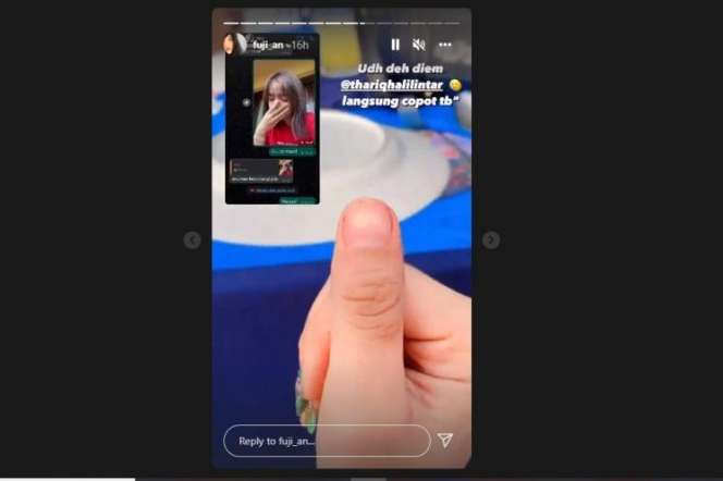 6 Isi Chat Pribadi Fuji dan Thariq Halilintar, Terkuak Ada yang Menyapa Sayang!