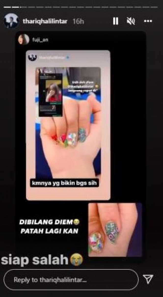 6 Isi Chat Pribadi Fuji dan Thariq Halilintar, Terkuak Ada yang Menyapa Sayang!