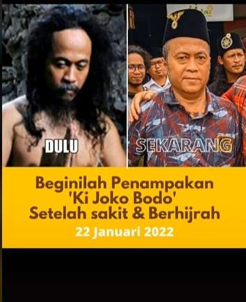 Potret Terbaru Ki Joko Bodo Usai Sembuh dan Hijrah, Wajahnya Beda Banget!