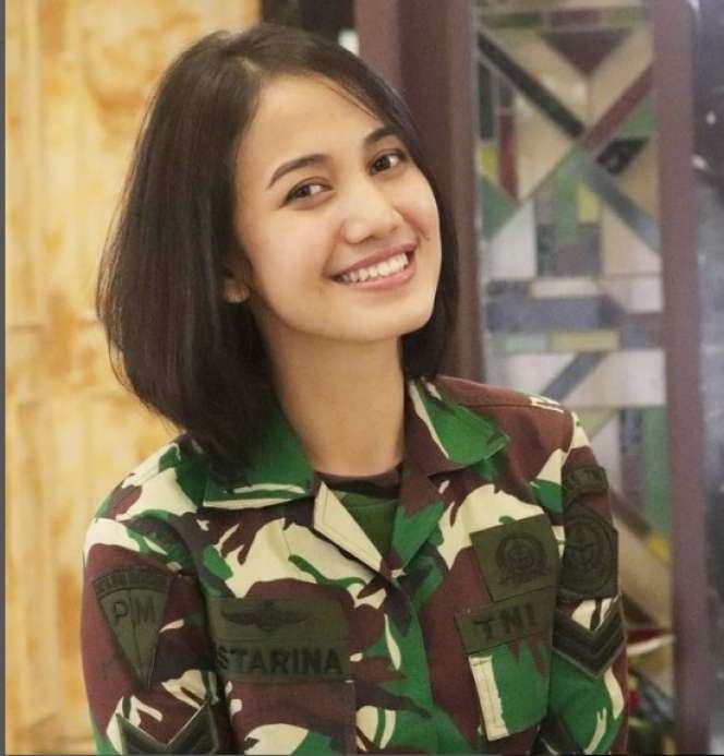 Potret Sertu Estarina Aritonang Pernah Bertugas Ke Lebanon, Kini Menikah Dengan Prajurit Kopassus!