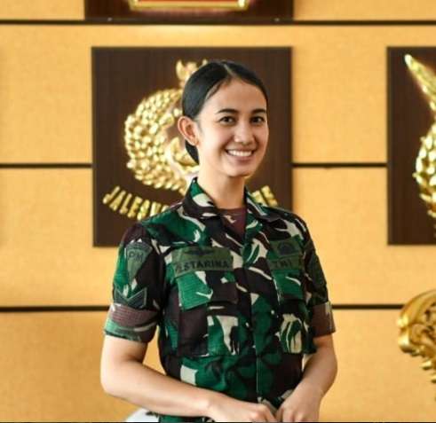 Potret Sertu Estarina Aritonang Pernah Bertugas Ke Lebanon, Kini Menikah Dengan Prajurit Kopassus!