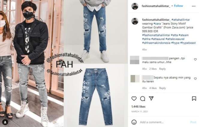 Fahion Belel 9 Seleb, Punya Rizky Billar Harganya Selangit!