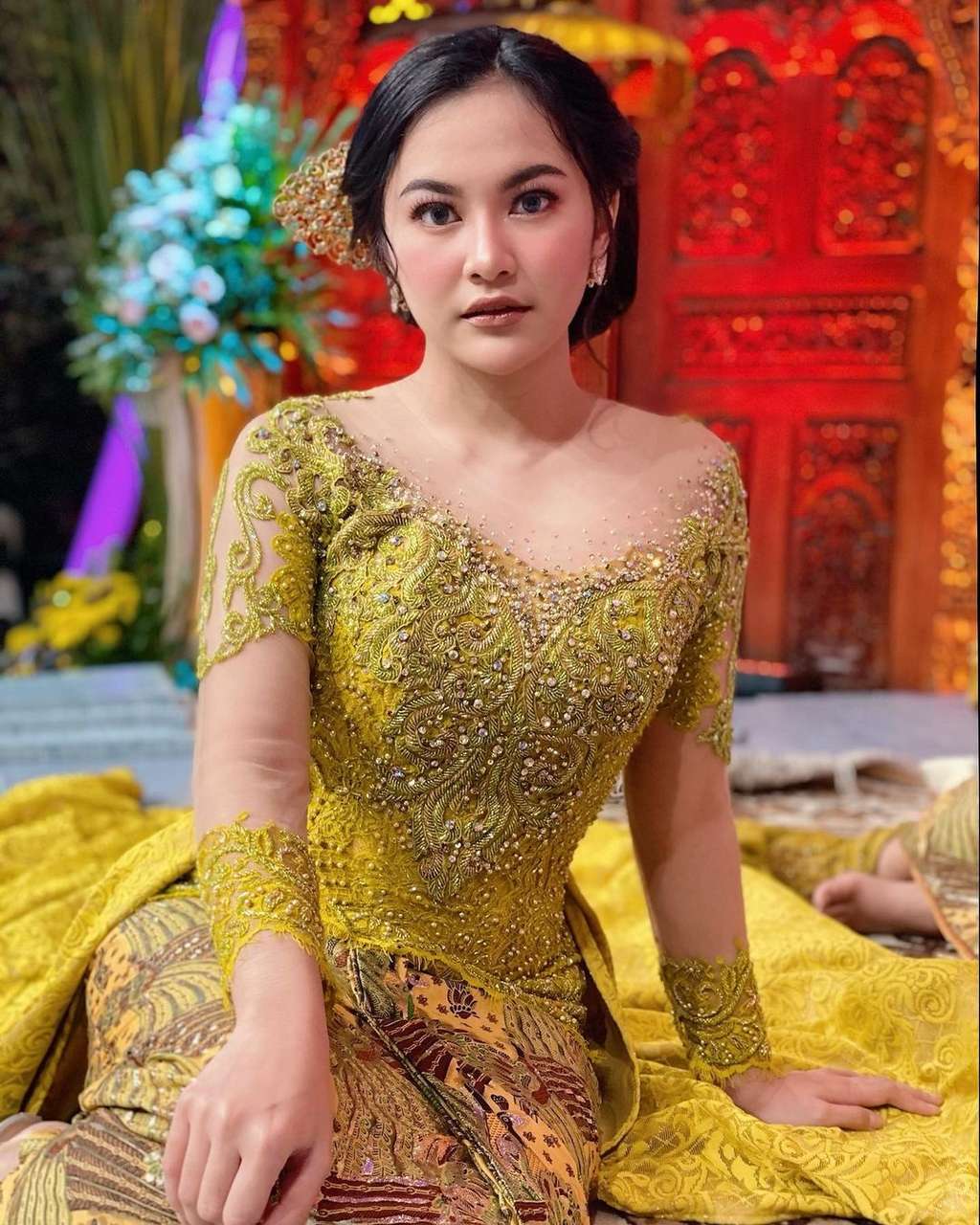 10 Potret Cantiknya Mahalini Raharja, Pacar Baru Rizky Febrian Pesonanya Bikin Meleleh