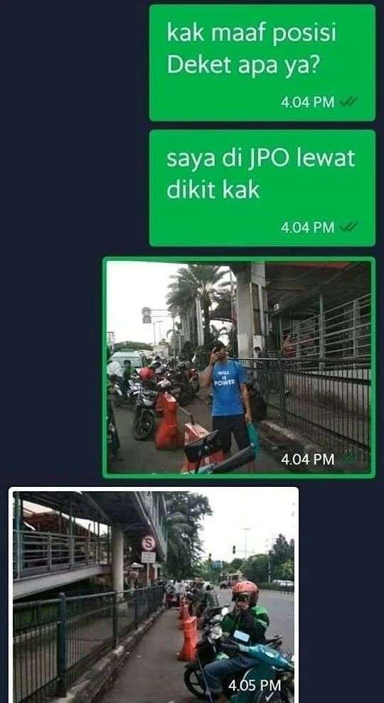 10 Chat Lucu Driver Ojol Saat Ngirim Foto, Bikin Ngakak Seharian!