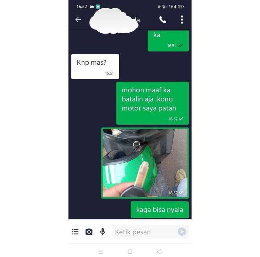 10 Chat Lucu Driver Ojol Saat Ngirim Foto, Bikin Ngakak Seharian!