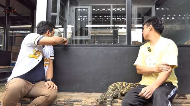 10 Potret Panji Petualang Nyaris Digigit King Kobra Garaga, Baim Wong Langsung Panik!