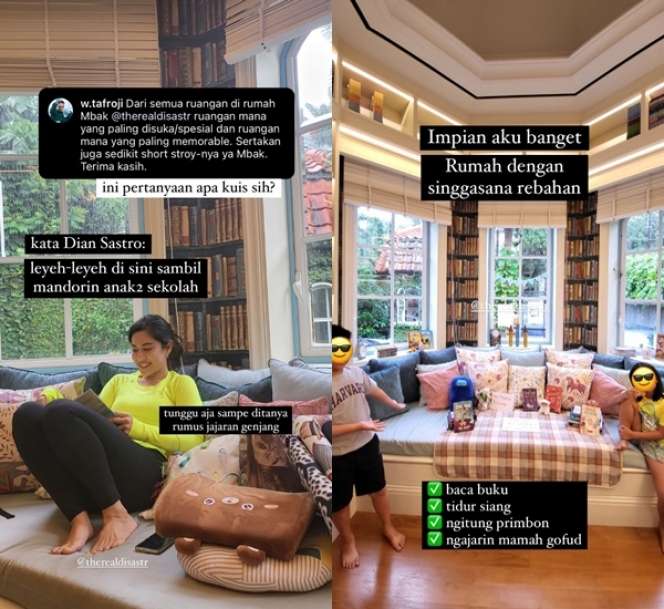 12 Potret Rumah Mewah Dian Sastro yang Viral, Toilet Bak Perpustakaan dan Toko Parfum!