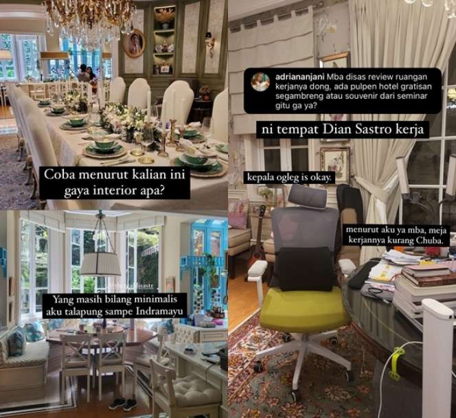 12 Potret Rumah Mewah Dian Sastro yang Viral, Toilet Bak Perpustakaan dan Toko Parfum!