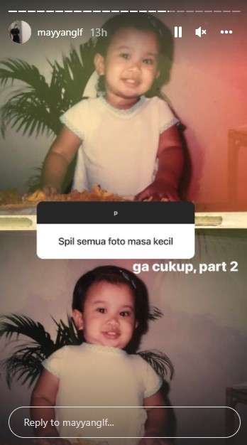 10 Potret Masa Kecil Mayang Adik Vanessa Angel yang Baru Diekspos, Fix Kembaran Gala Sky!