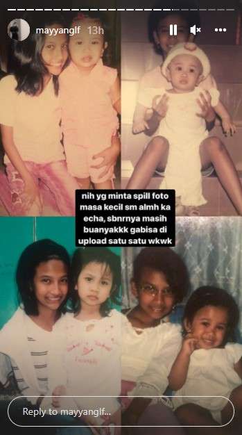 10 Potret Masa Kecil Mayang Adik Vanessa Angel yang Baru Diekspos, Fix Kembaran Gala Sky!