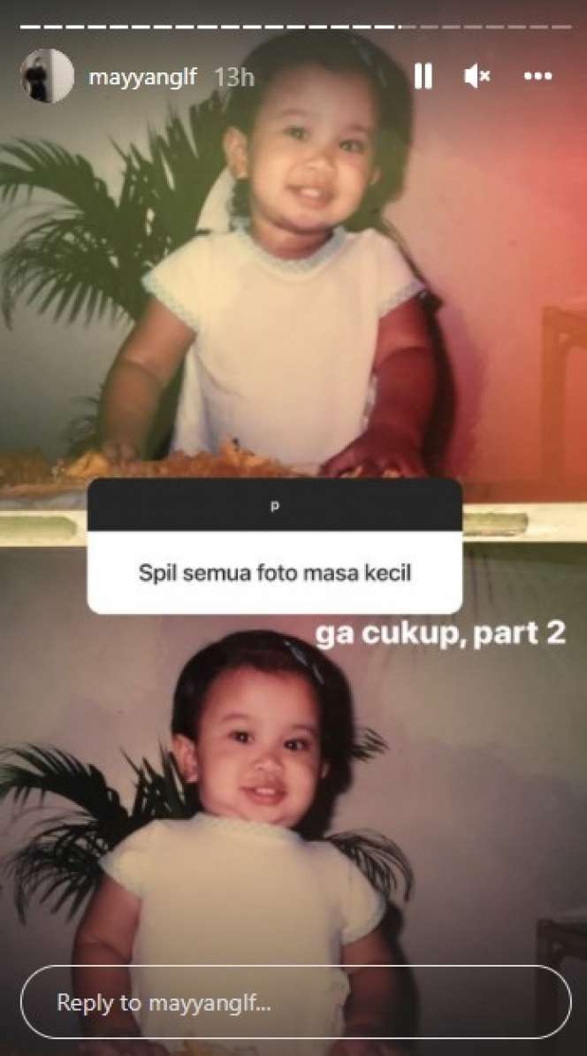 10 Potret Masa Kecil Mayang Adik Vanessa Angel yang Baru Diekspos, Fix Kembaran Gala Sky!