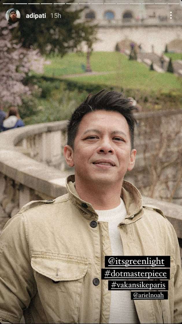 Momen Manis Ariel NOAH Jalan-Jalan di Paris Bareng Sang Putri