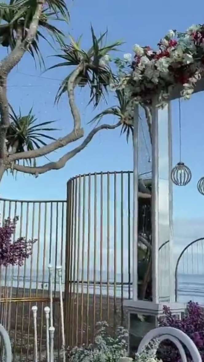 8 Potret Lokasi Nikah Venna Melinda dan Ferry Irawan di Bali, Konsepnya Bikin Takjub!