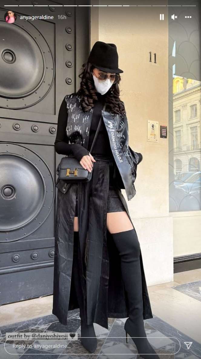 7 Potret Anya Geraldine di Paris, Gaya Fashionnya Tuai Pujian!