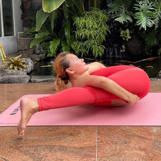 8 Pose Yoga Inul Daratista yang Bikin Gagal Fokus, Warganet: Ngilu Lihatnya! 