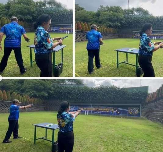 Titiek Soeharto Unjuk Kebolehan Menembak, Dapat Julukan ‘Lara Croft’ Dari Cendana!