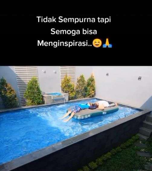 9 Potret Rumah Viral Tipe 36 Ada Kolam Renangnya, Netizen Auto Penasaran Gimana Buatnya