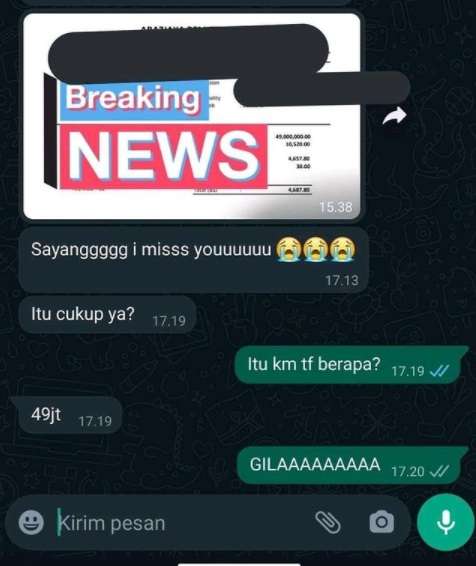 8 Chat Bareng Ayang Ini Malah Bikin Ngakak, Endingnya Nggak Ketebak!