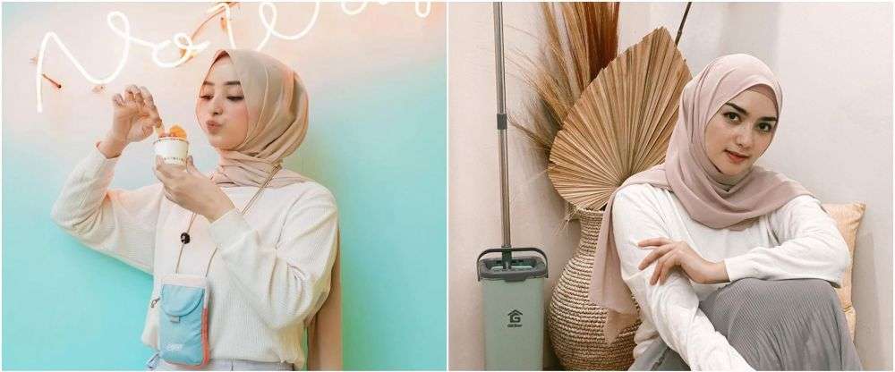 10 Adu Cantik Citra Kirana Vs Dinan Fajrina, Disebut Kembar Bak Pinang Dibelah Dua