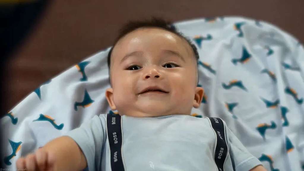 Potret Terbaru Baby Adzam, Punya Lesung Pipi Mirip Nathalie Holscher