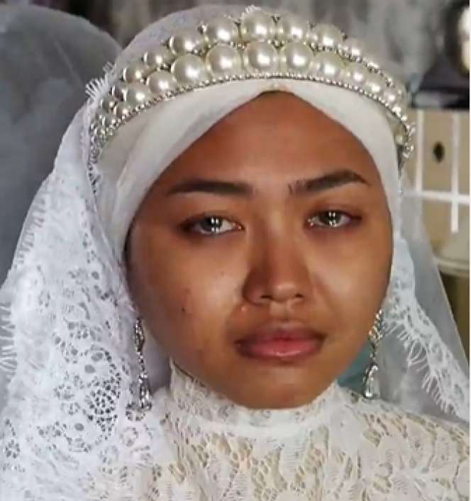8 Transformasi Makeup Pengantin, Awalnya Nangis Saat Dirias, Hasilnya Malah Mirip Aurel Hermansyah