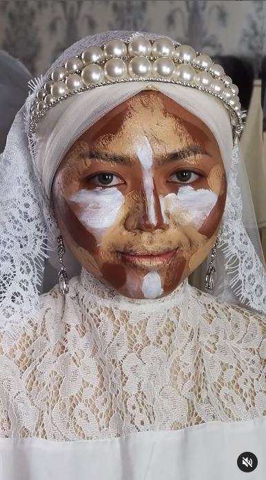 8 Transformasi Makeup Pengantin, Awalnya Nangis Saat Dirias, Hasilnya Malah Mirip Aurel Hermansyah