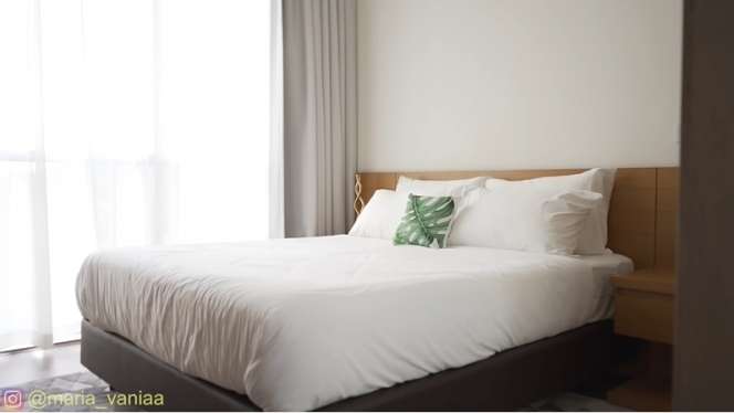 10 Potret Apartemen Maria Vania yang Super Mewah, Spot Berendam Bikin Ngilu, Enak Banget!