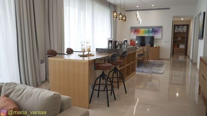 10 Potret Apartemen Maria Vania yang Super Mewah, Spot Berendam Bikin Ngilu, Enak Banget!