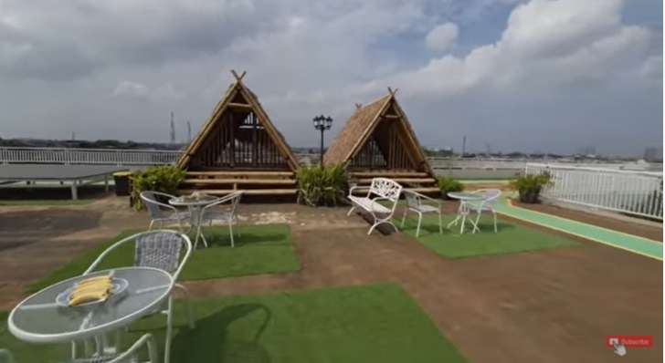 7 Potret Rooftop Yusuf Mansur, Saking Luasnya Bisa Dipakai Main Sepeda!