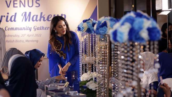 FOTO: Keseruan 'Venus Hybrid Makeup Beauty Community Gathering', Makeup dan Skincare Jadi Satu