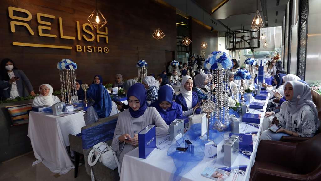 FOTO: Keseruan 'Venus Hybrid Makeup Beauty Community Gathering', Makeup dan Skincare Jadi Satu