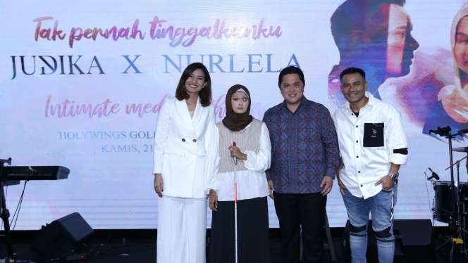 FOTO: Erick Thohir Jadi Model Video Klip Singel Terbaru Judika 'Tak Pernah Tinggalkanku'