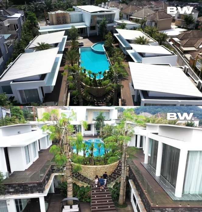 Adu Mewah 6 Rumah Bos Kosmetik, Felicya Angelista Bak Istana, Ada Landasan Helikopter!
